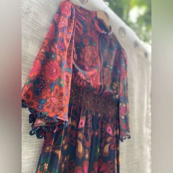 FARM RIO MAXI DRESS M petite Made in India - Picture 6 of 14